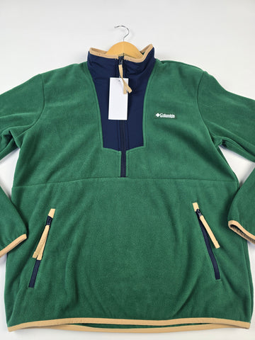 Columbia Sequoia Grove™ Half Zip Fleece Rain Forest. Coll Navy Heren M