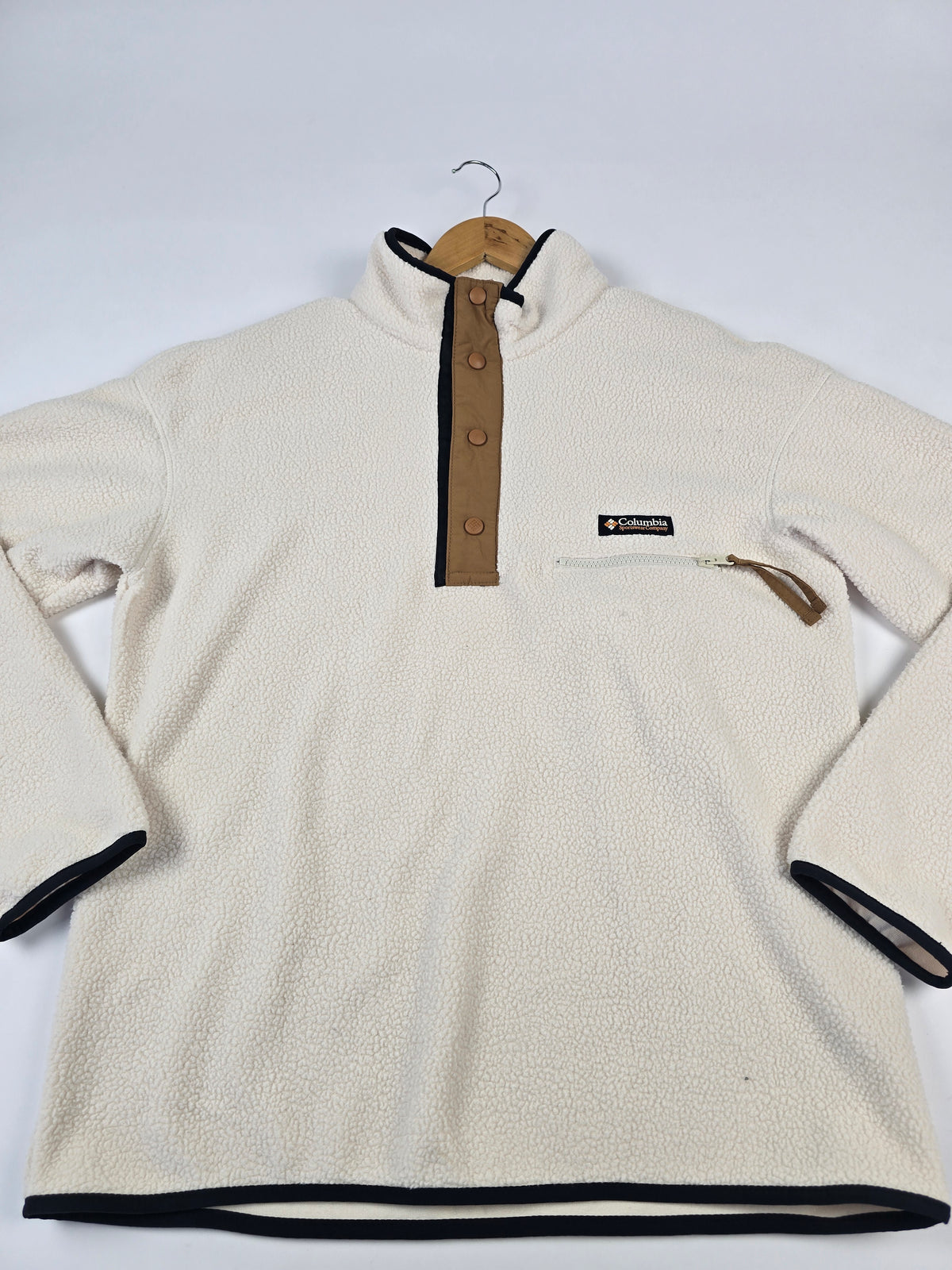 Columbia Helvetia™ II Half Snap Fleece Chalk Heren M