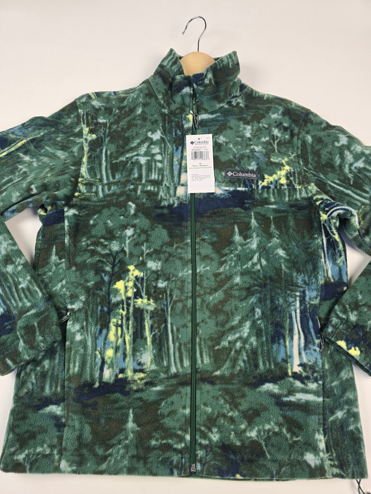Columbia Steens Mountain™ Printed Jacket Rain Forest Deschutestrees heren M