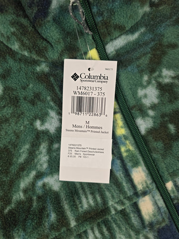 Columbia Steens Mountain™ Printed Jacket Rain Forest Deschutestrees heren M