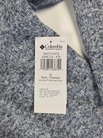 Columbia Alto Pass™ Half Snap Fleece Dark Mountain Heather Heren M