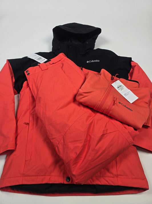 Columbia Last Tracks Ski Set Zing. Black Heren M