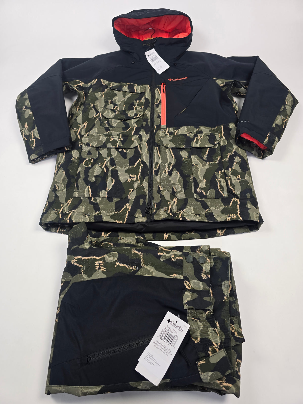 Columbia Coreshot™ Printed Ski Pak Greenscape Treebark Print. Black, Heren M