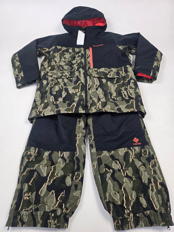 Columbia Coreshot™ Printed Ski Pak Greenscape Treebark Print. Black, Heren M