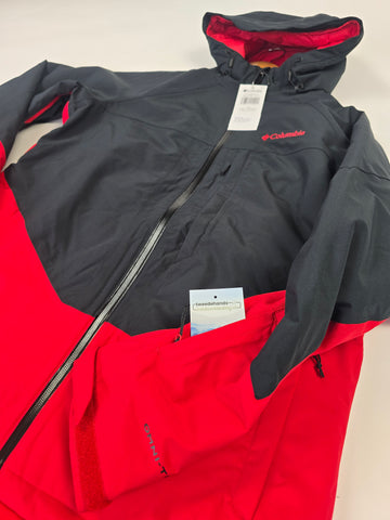 Columbia Powder Prime™ Jacket Mountain Red. Black Heren M