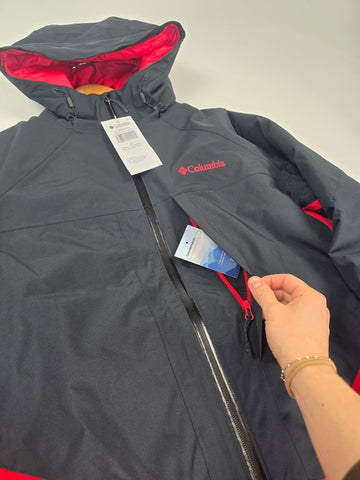Columbia Powder Prime™ Jacket Mountain Red. Black Heren M