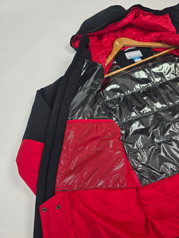Columbia Powder Prime™ Jacket Mountain Red. Black Heren M
