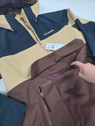 Columbia Coreshot™ Shell Anorak Tobacco. Canoe. Black Heren M