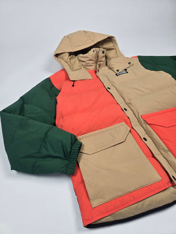 Columbia Wallowa™ Down Hooded Jacket Canoe. Zing. Rain Forest. Black Heren M