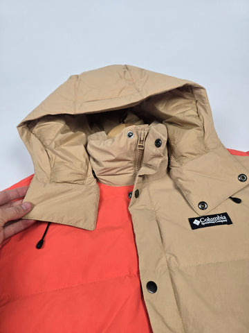 Columbia Wallowa™ Down Hooded Jacket Canoe. Zing. Rain Forest. Black Heren M