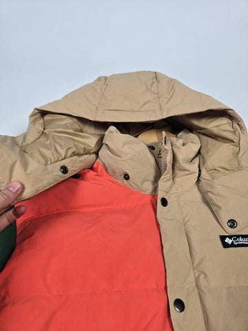 Columbia Wallowa™ Down Hooded Jacket Canoe. Zing. Rain Forest. Black Heren M