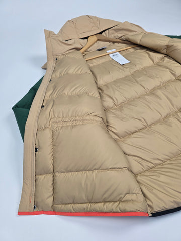 Columbia Wallowa™ Down Hooded Jacket Canoe. Zing. Rain Forest. Black Heren M