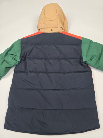 Columbia Wallowa™ Down Hooded Jacket Canoe. Zing. Rain Forest. Black Heren M