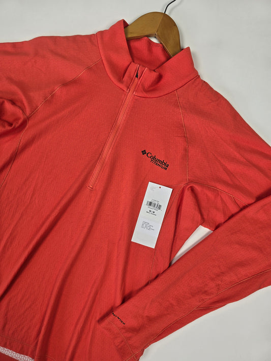 Columbia DriVenture™ Half Zip Zing. White Heren M