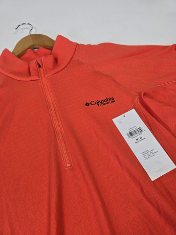 Columbia DriVenture™ Half Zip Zing. White Heren M