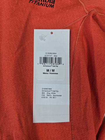 Columbia DriVenture™ Half Zip Zing. White Heren M
