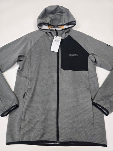 Columbia Triple Canyon™ Grid Fleece Hooded FZ II City Grey. Black Heren M
