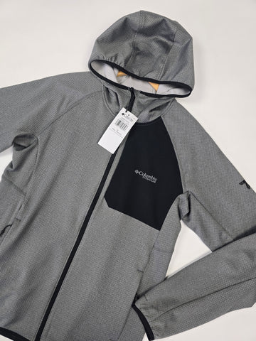 Columbia Triple Canyon™ Grid Fleece Hooded FZ II City Grey. Black Heren M
