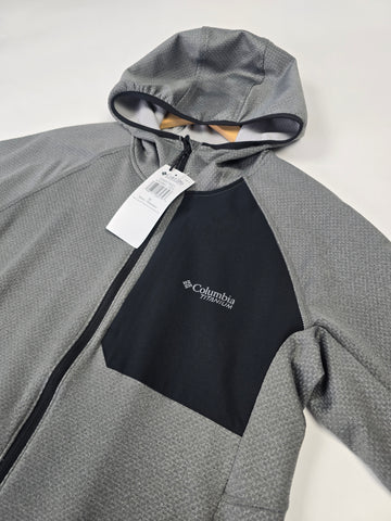 Columbia Triple Canyon™ Grid Fleece Hooded FZ II City Grey. Black Heren M