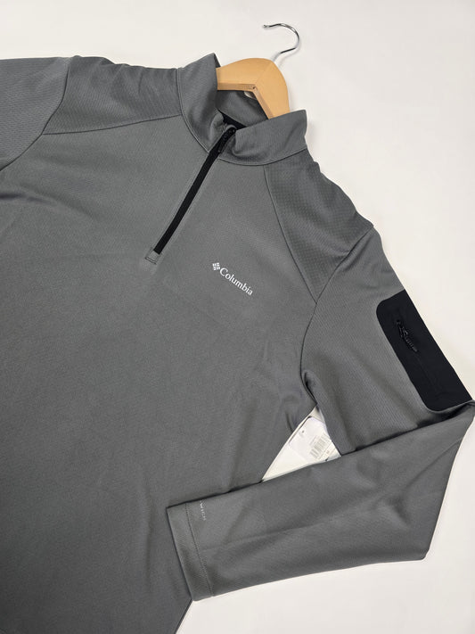 Columbia Columbia Tech™ Knit 1.4 Zip City Grey. Black Heren M