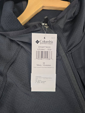 Columbia Triple Canyon™ Grid Fleece Hooded FZ II Black Heren M
