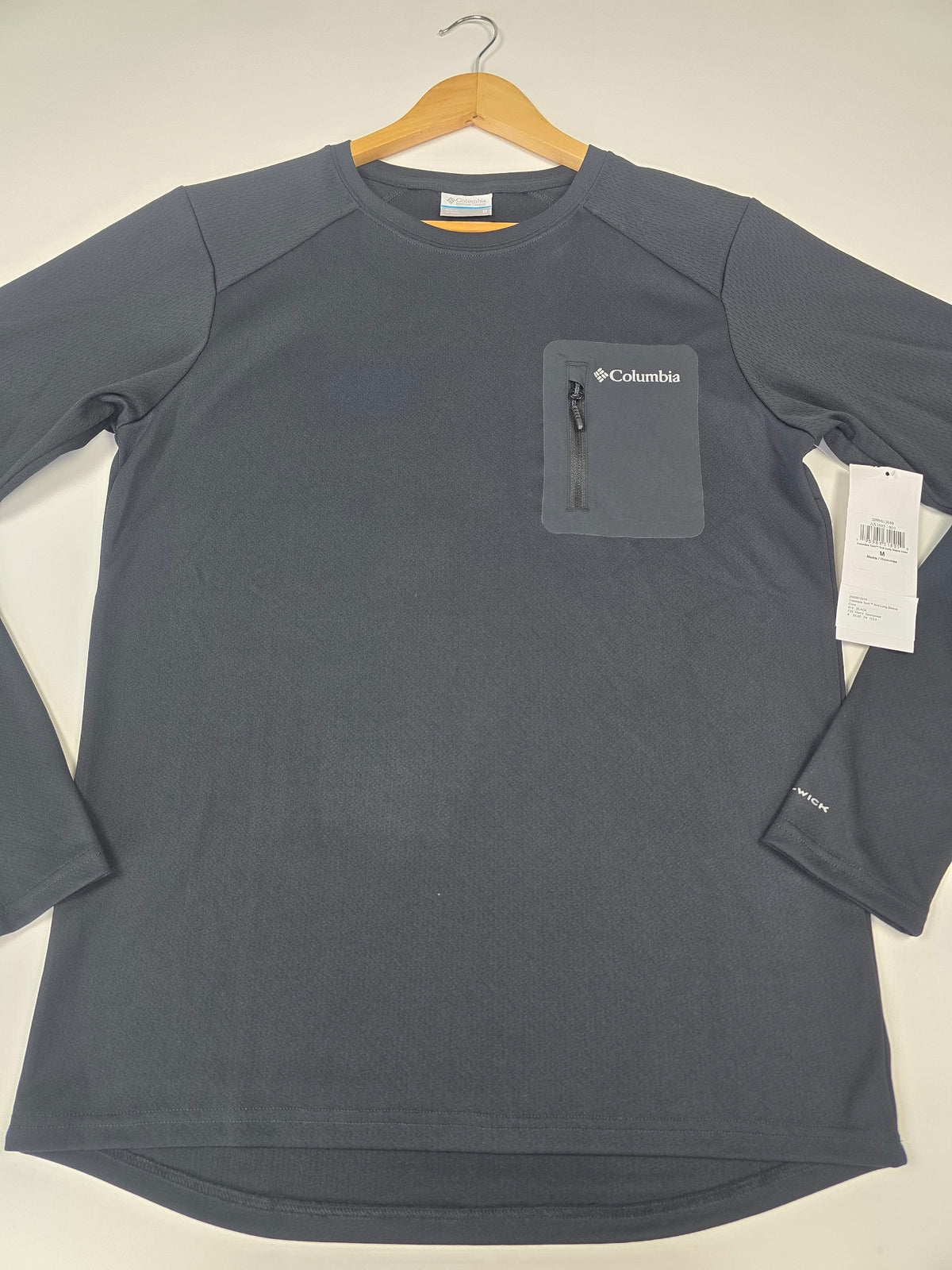 Columbia Columbia Tech™ Knit Long Sleeve Crew Black Heren M