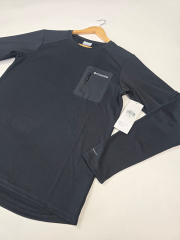 Columbia Columbia Tech™ Knit Long Sleeve Crew Black Heren M