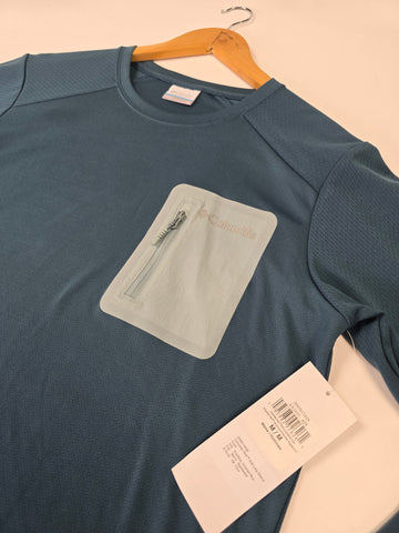 Columbia Columbia Tech™ Knit Long Sleeve Crew Everblue. Crushed Blue Heren M