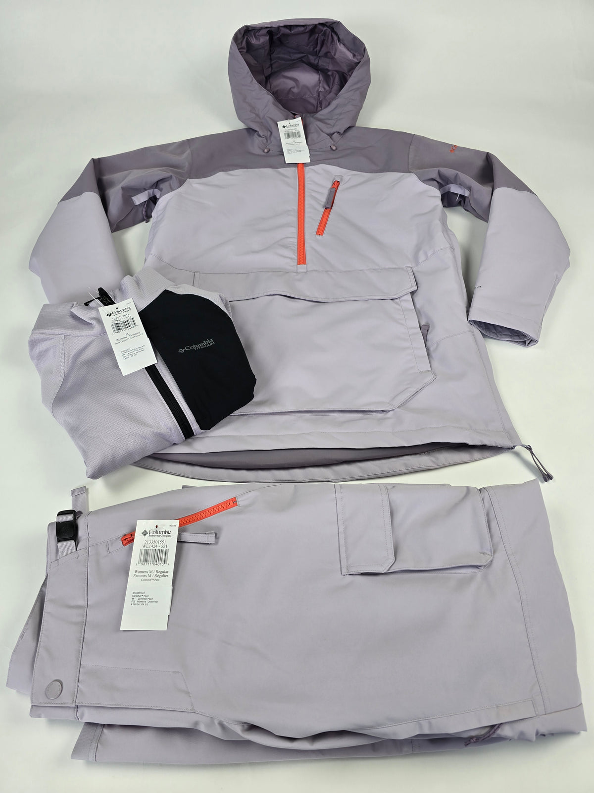 Columbia Coreshot™ Ski Set Lavender Pearl. Shale Purple Dames M
