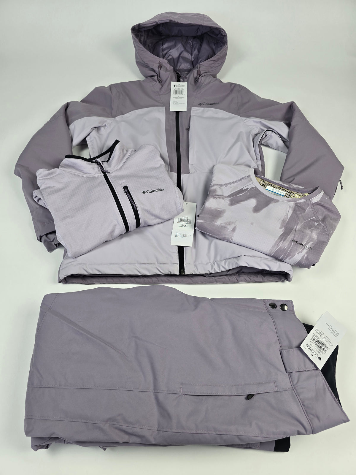 Columbia Liftline™ Ski Set Lavender Pearl. Shale Purple Dames M