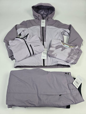 Columbia Liftline™ Ski Set Lavender Pearl. Shale Purple Dames M