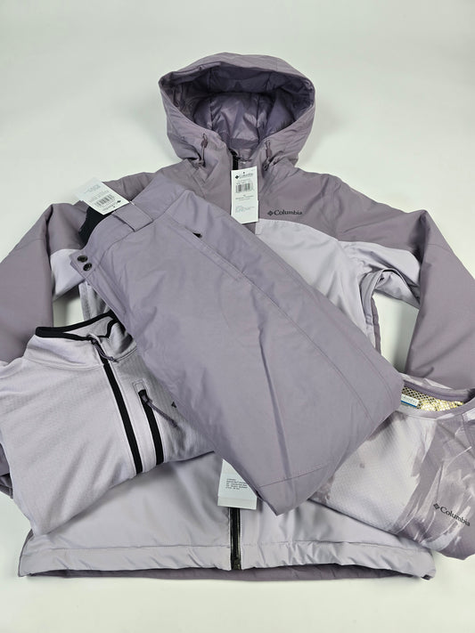 Columbia Liftline™ Ski Set Lavender Pearl. Shale Purple Dames M
