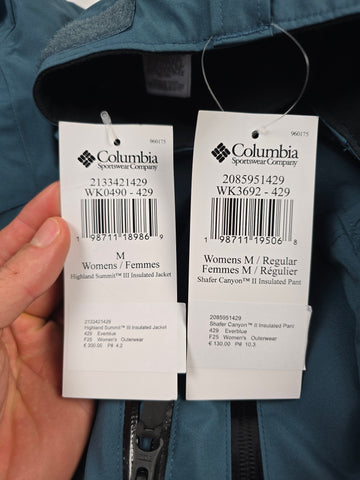 Columbia Highland Summit™ Ski Set Everblue Dames M