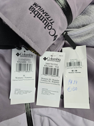 Columbia Highland Summit™ III Ski Set Lavender Pearl Dames M