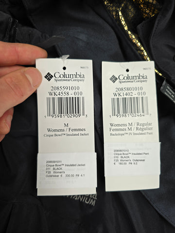 Columbia Cirque Bowl™ Insulated Ski Set Black Dames M