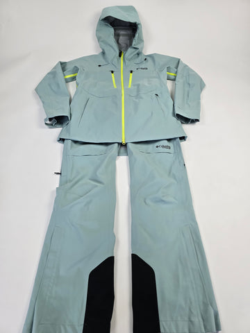 Columbia Platinum Peak™ II 3L Shell Ski Set Crushed Blue Dames M