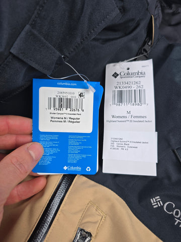 Columbia Highland Summit™ III Ski Set Canoe. Black Dames M