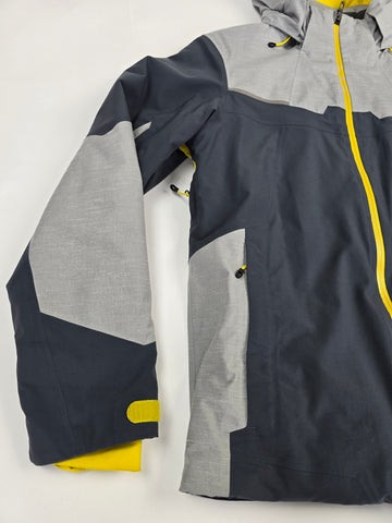 Spyder Skijas Goretex Grijs Geel Heren S