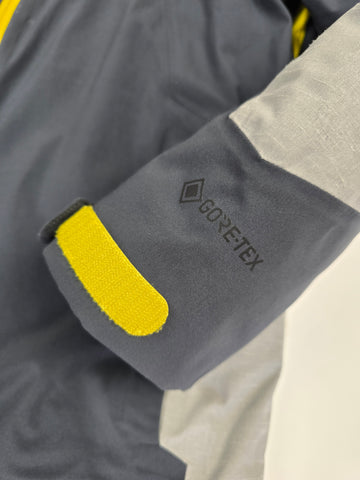 Spyder Skijas Goretex Grijs Geel Heren S