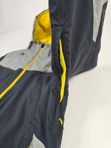 Spyder Skijas Goretex Grijs Geel Heren S