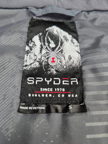 Spyder Skijas Goretex Grijs Geel Heren S