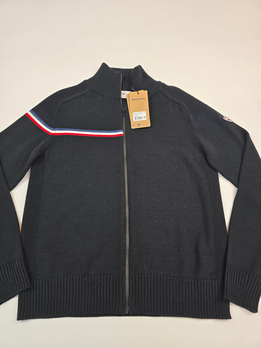 Rossignol Odysseus Fz Merino Sweater Black Heren M