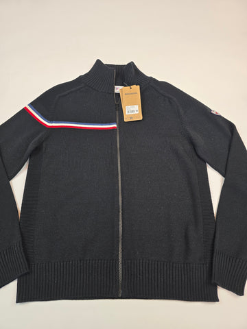 Rossignol Odysseus Fz Merino Sweater Black Heren M