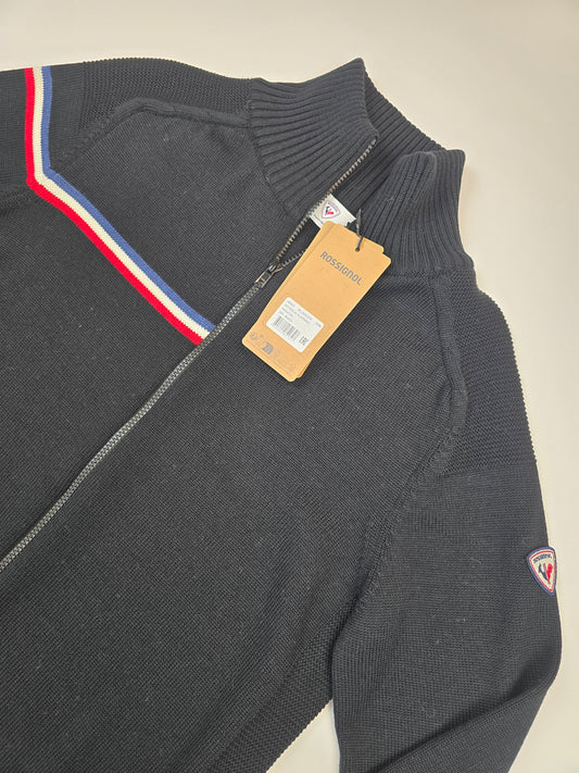 Rossignol Odysseus Fz Merino Sweater Black Heren M