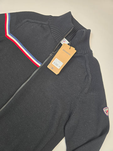 Rossignol Odysseus Fz Merino Sweater Black Heren M