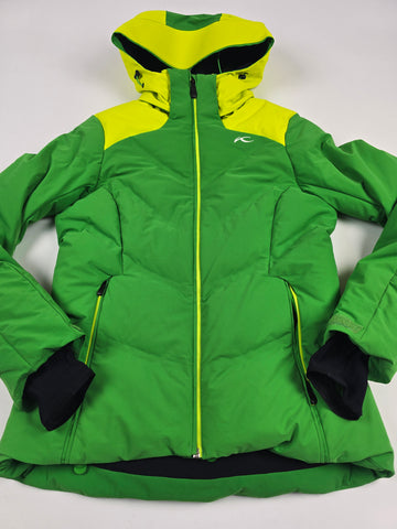 Kjus Premium Down Skijas Groen Geel Dames XS