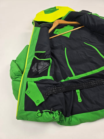Kjus Premium Down Skijas Groen Geel Dames XS