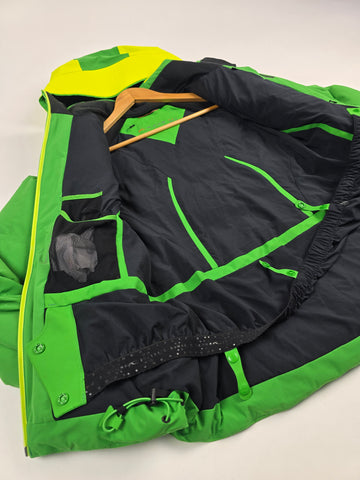 Kjus Premium Down Skijas Groen Geel Dames XS