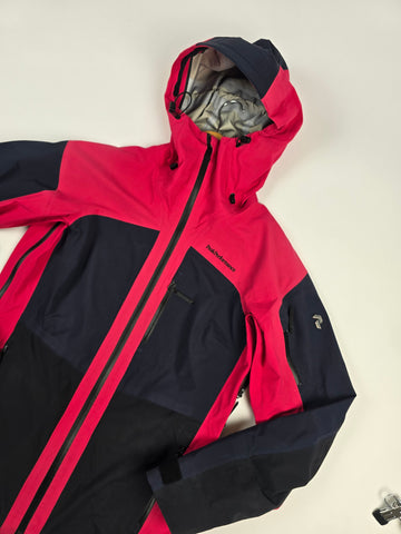Peak Performance Gore-tex Graviti 3L Skipak Grav Roze Zwart Dames S