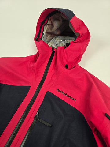 Peak Performance Gore-tex Graviti 3L Skipak Grav Roze Zwart Dames S